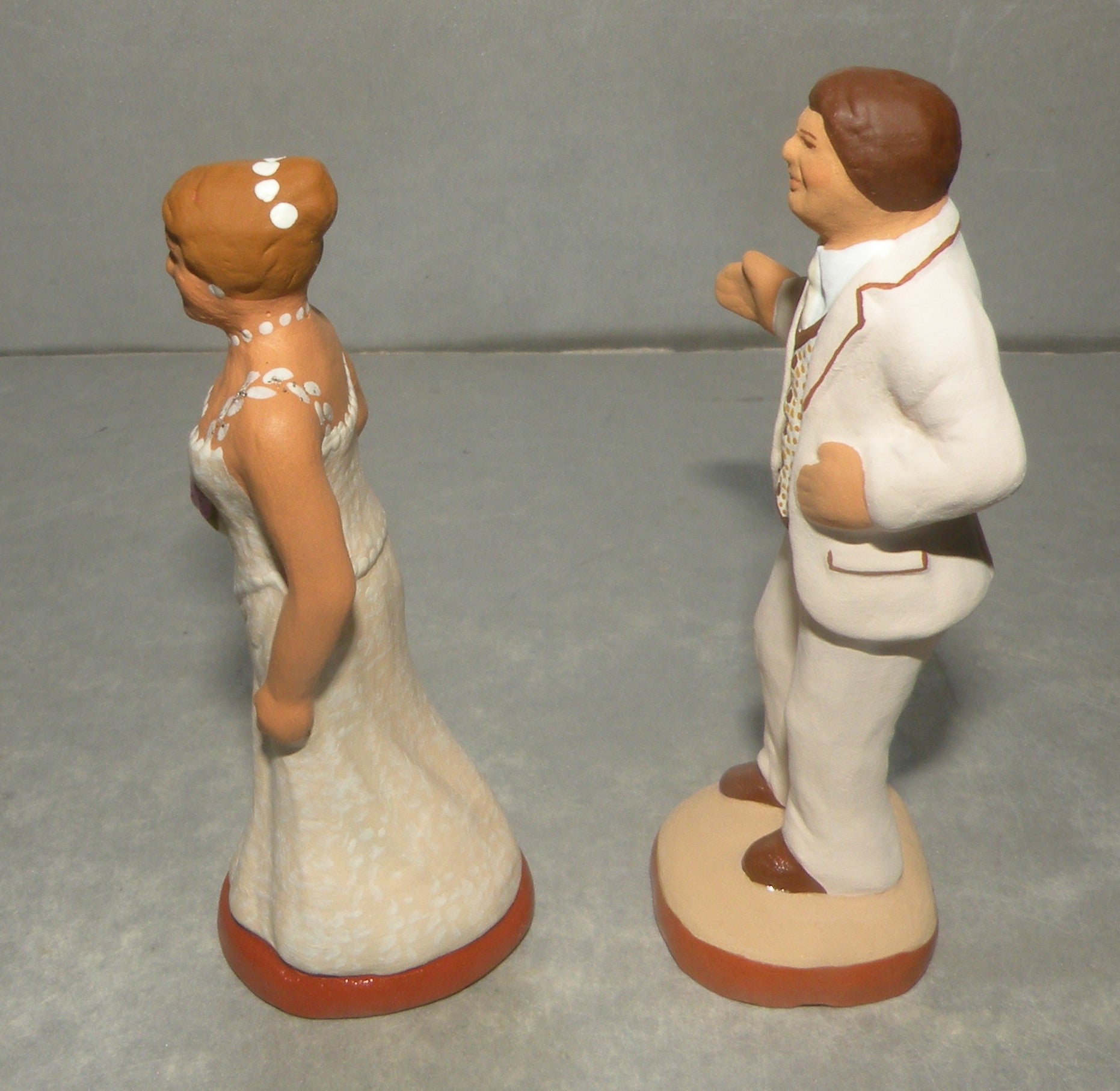 Bride and groom ( White ) , Fouque 6 Cm