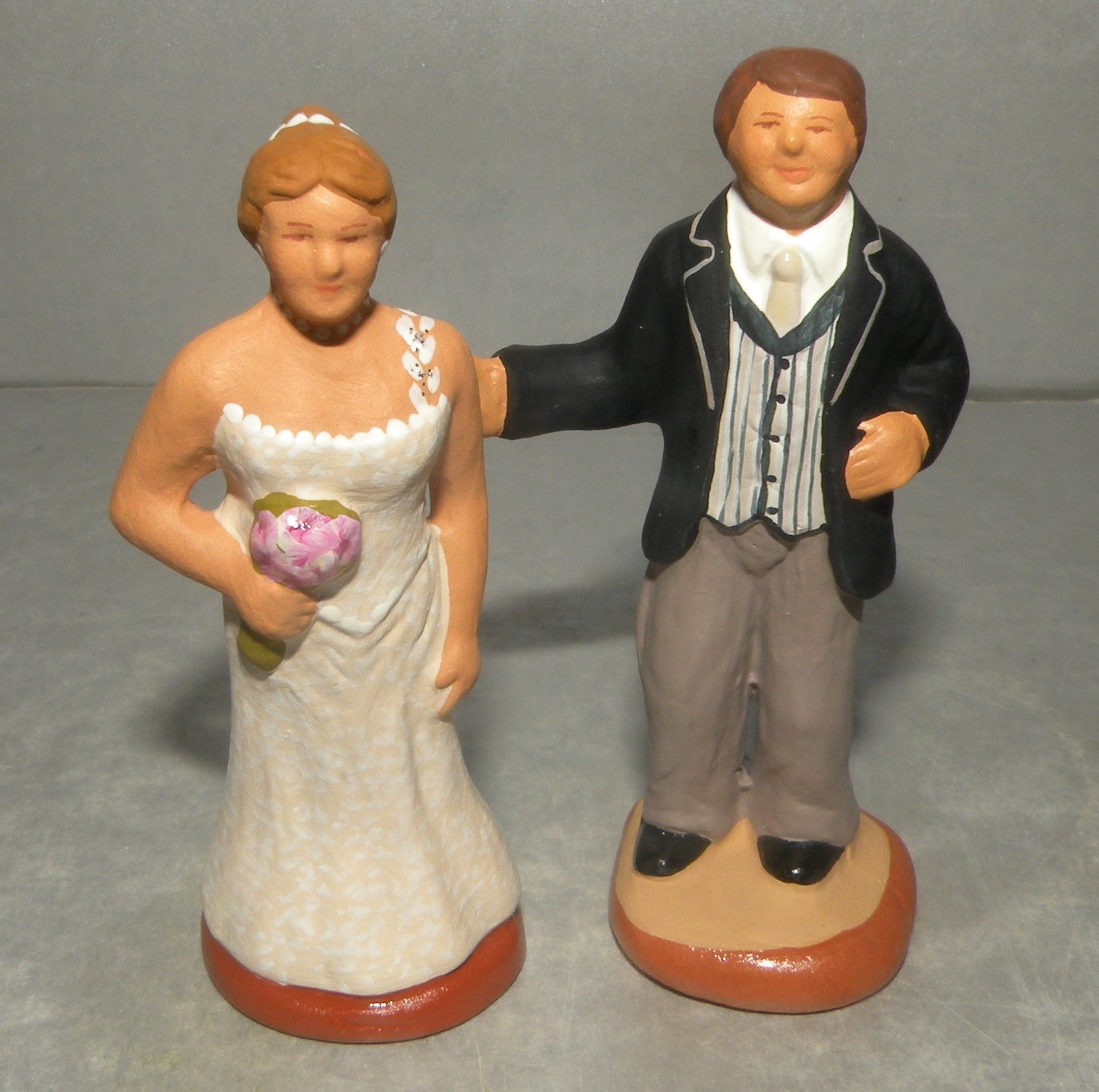 Bride and groom ( Black ) , Fouque 6 Cm