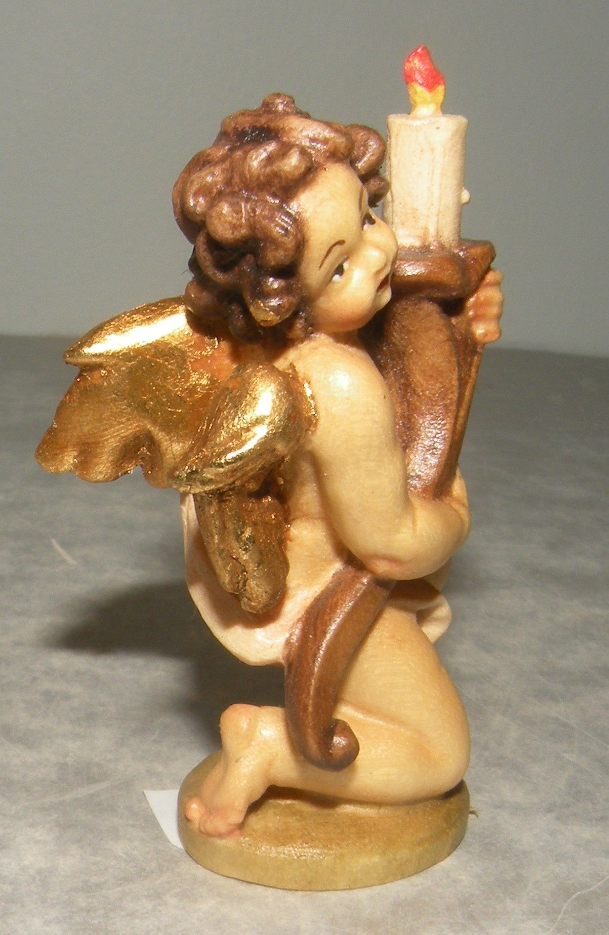 Angel ( left ) kneeling with candle-holder 10150-59 -  Rupert