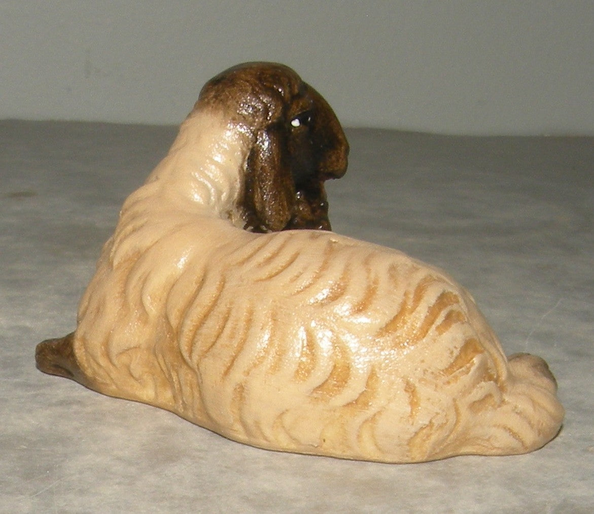 Sheep with lamb Black Head ( 21207-AS )  ,   Rustic