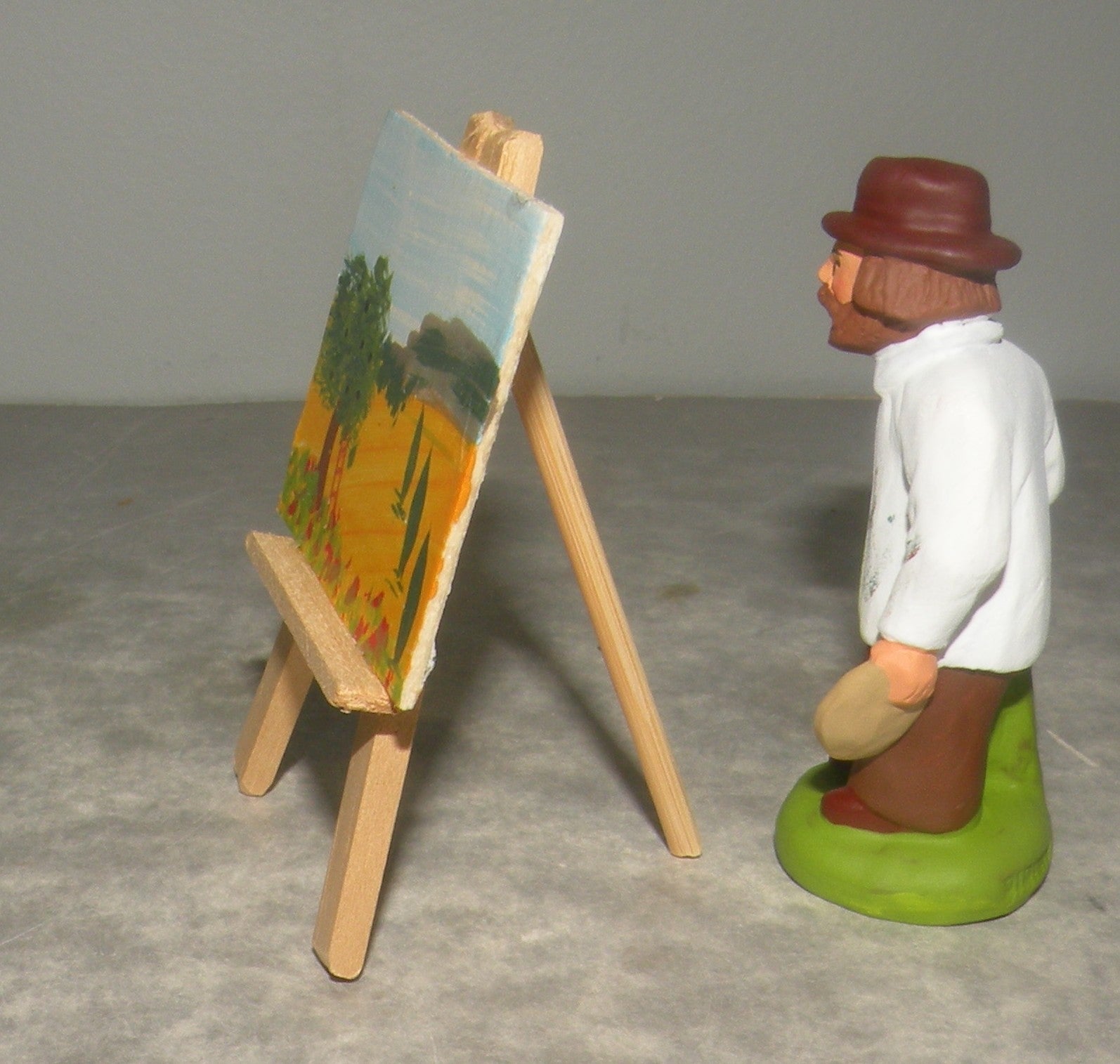 Painter and his easel, Didier, 6cm