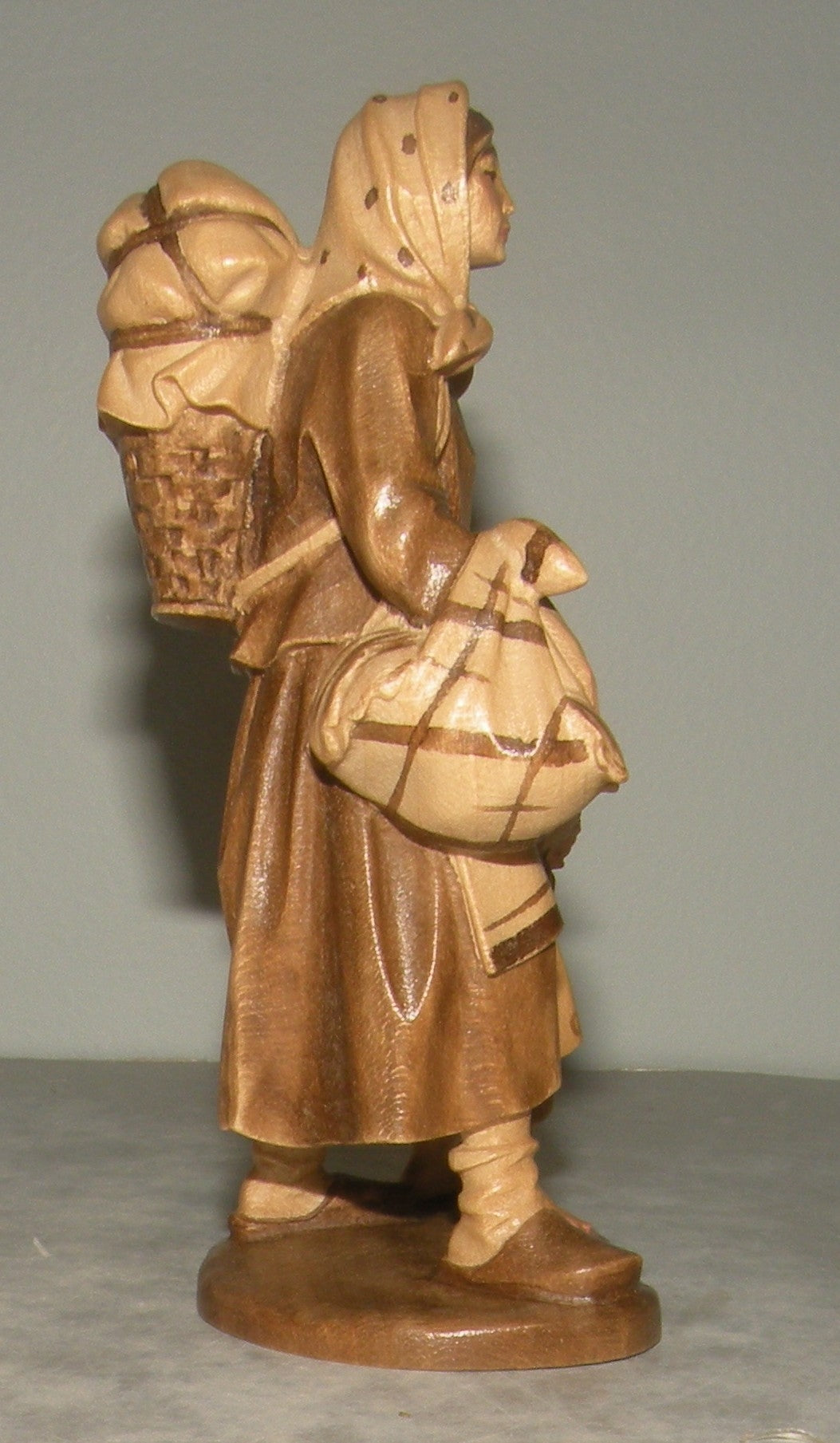 Woman with Girl , Rustic ZF Finish