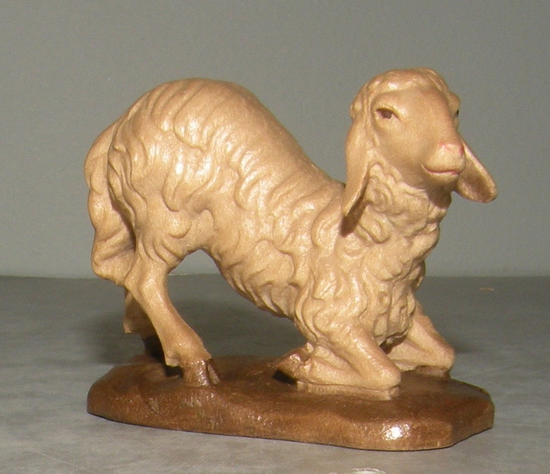 Sheep Kneeling - 21204 , Rustic ZF Finish