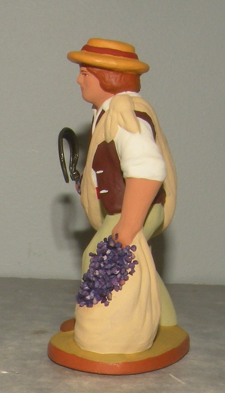 Lavender Picker ( Man )  , Fouque, 9 cm