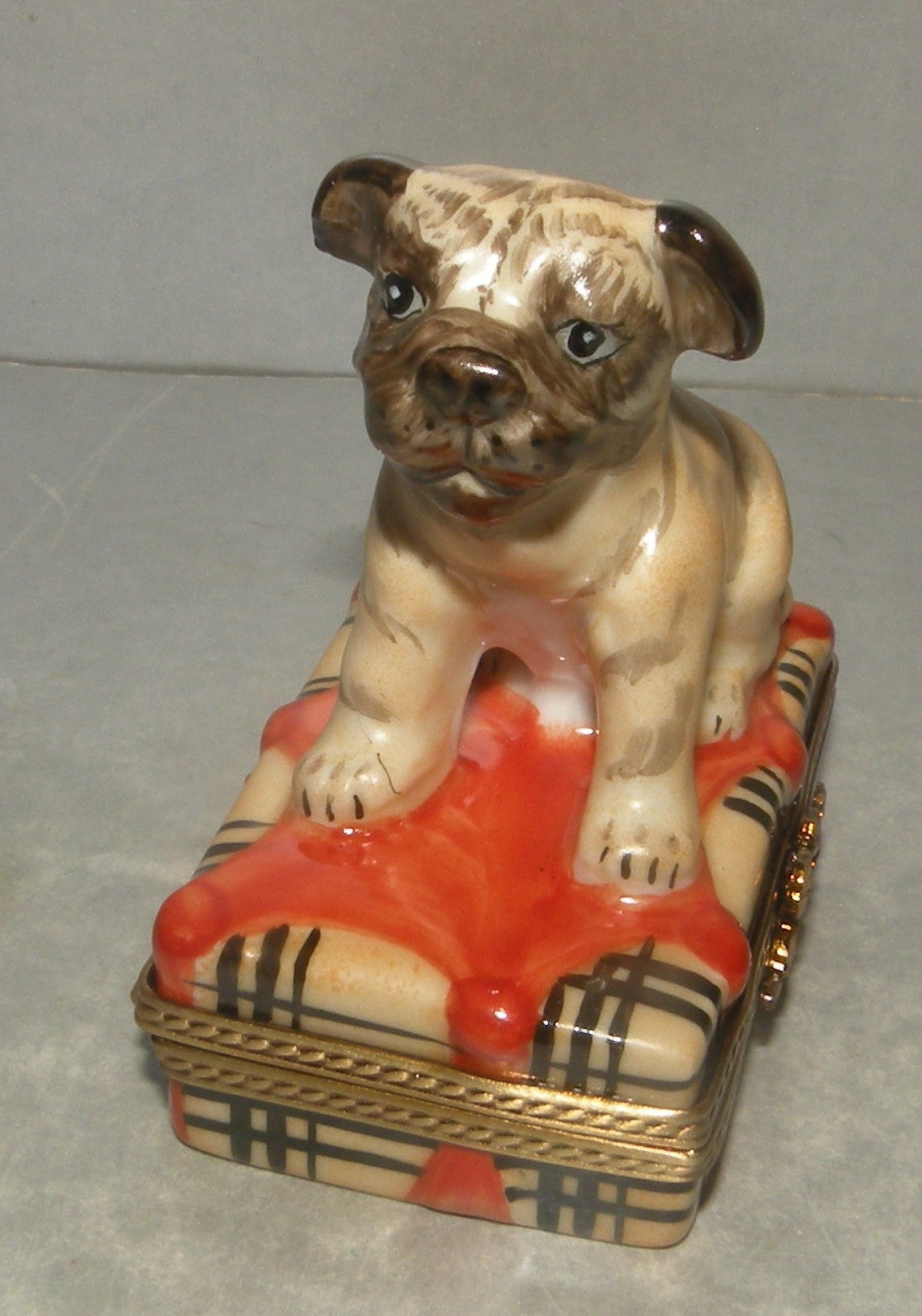 Boxer Pug Dog, Limoges Box Number 71