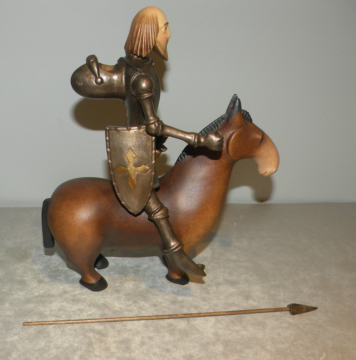 Don Quichotte on horse, 00614-Q, Lepi