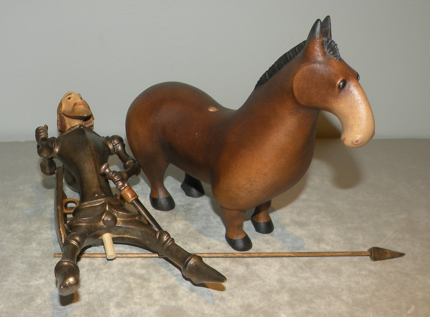 Don Quichotte on horse, 00614-Q, Lepi