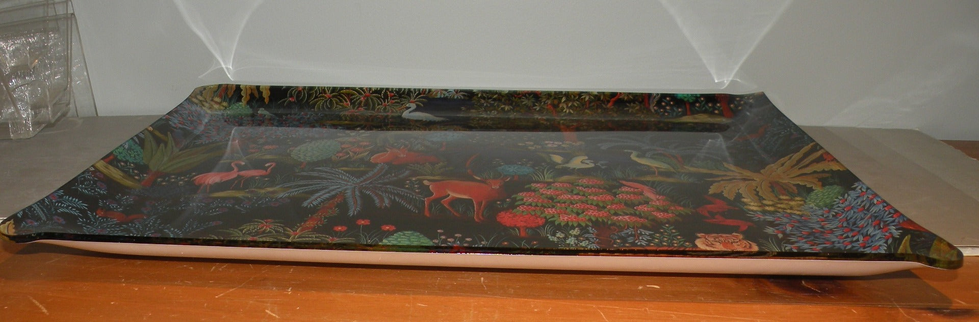 Large acrylic serving tray Le Jardin du Palais