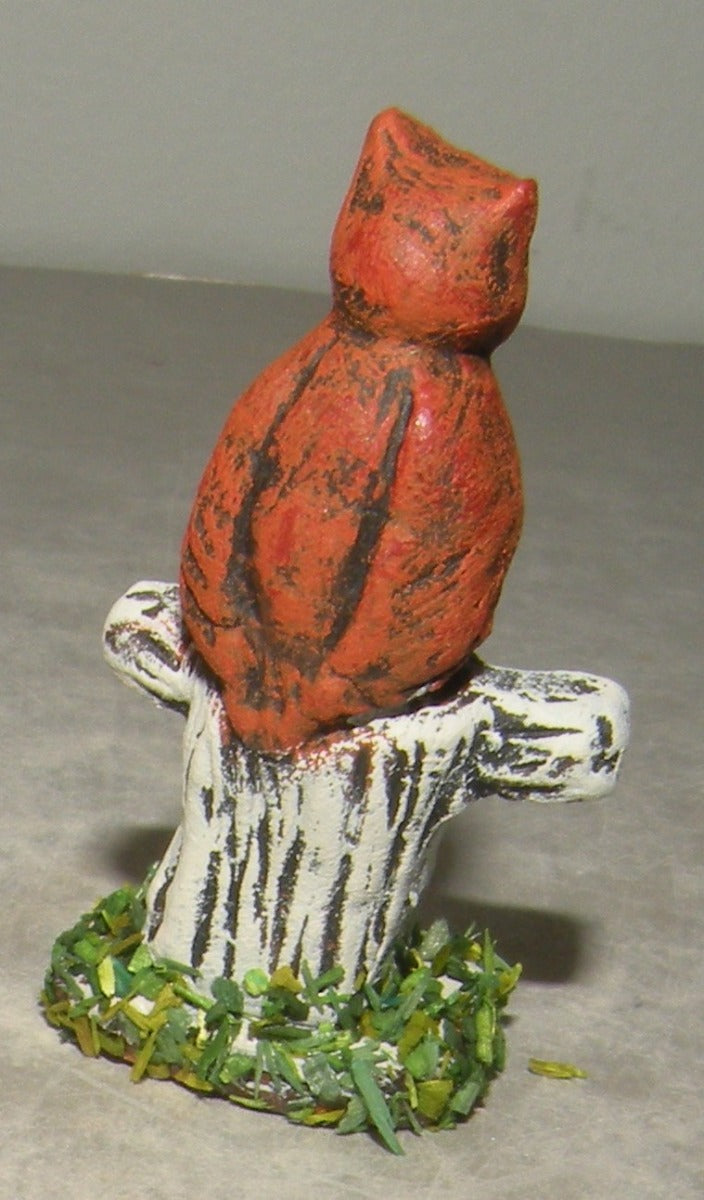 Owl on a stump ,  Didier 4 Cm