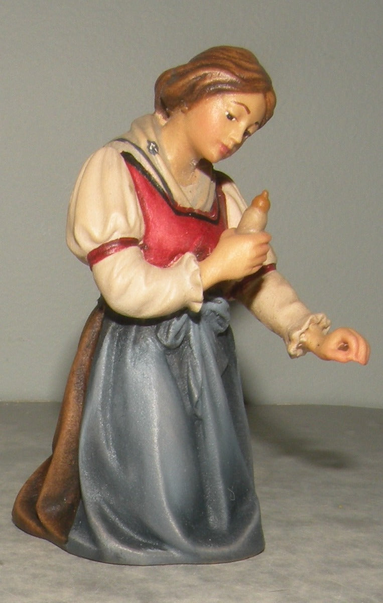 Virgin with baby bottle  ,   Folkloristic