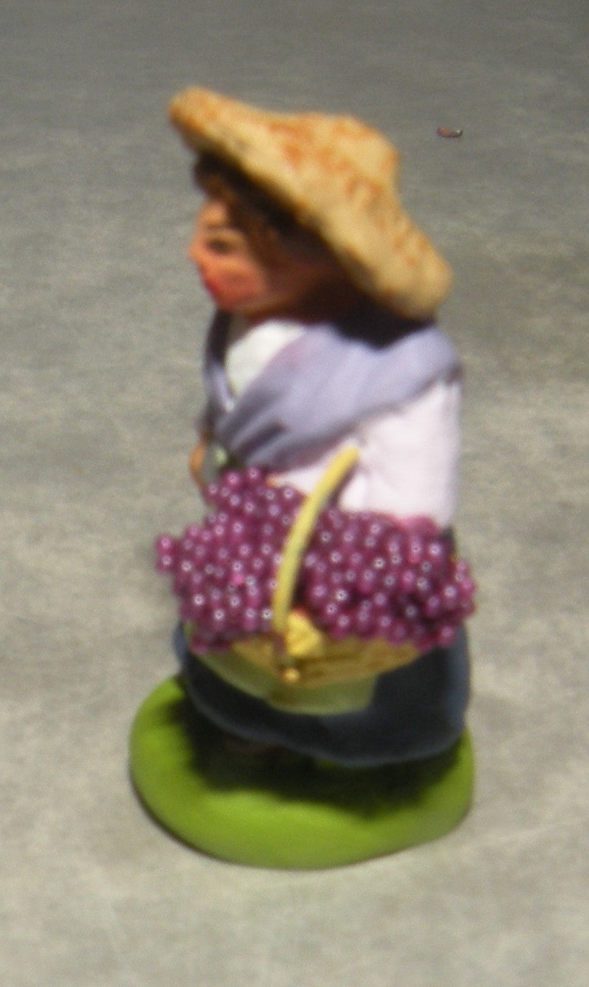 Woman harvesting Grapes , Didier Mini