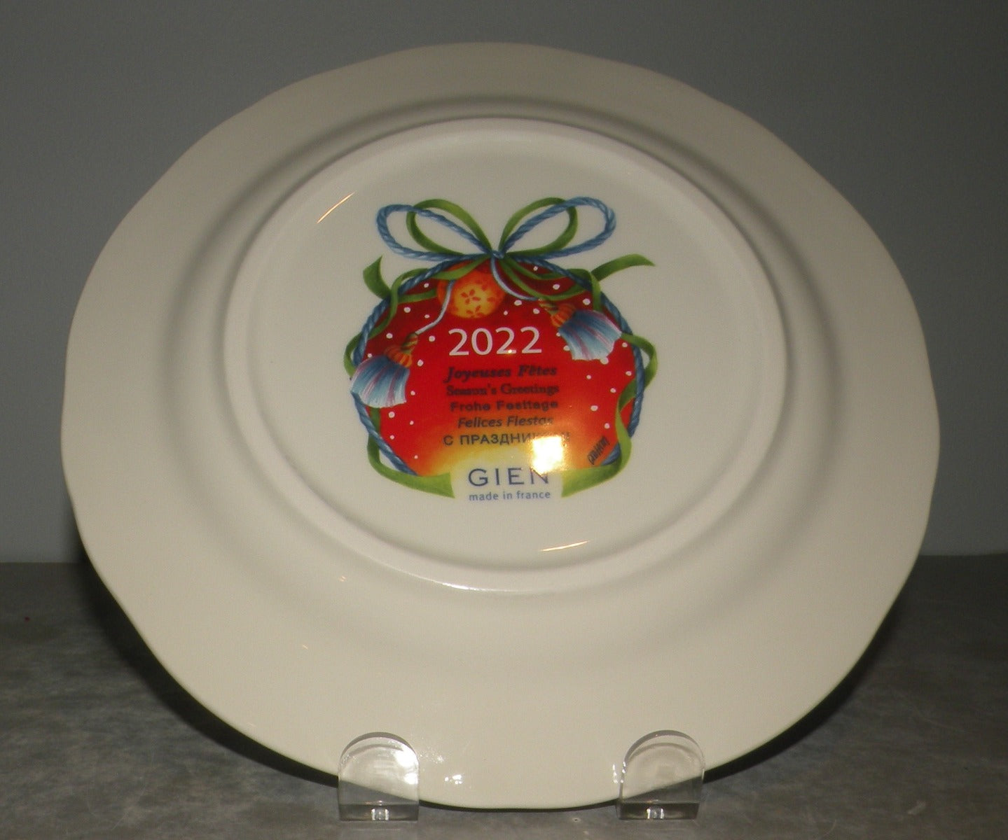 Dessert Plate Noel Red 2022