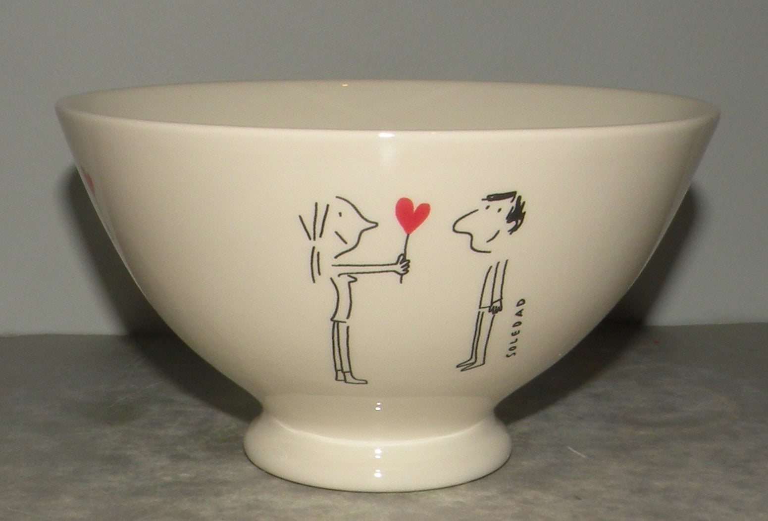 Large Cafe Au Lait Bowl   Les Amoureux