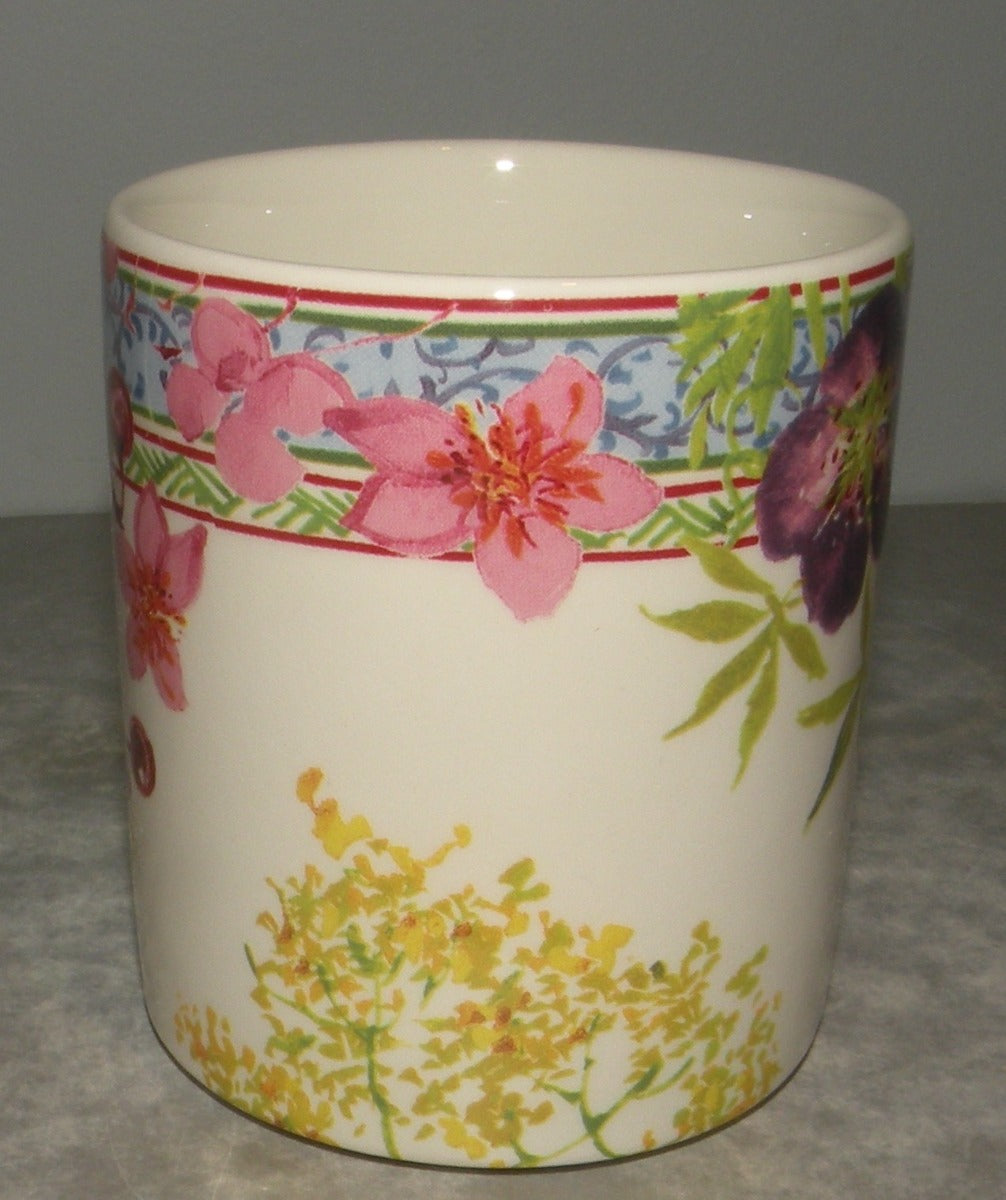 Pencil Holder,  Millefleurs