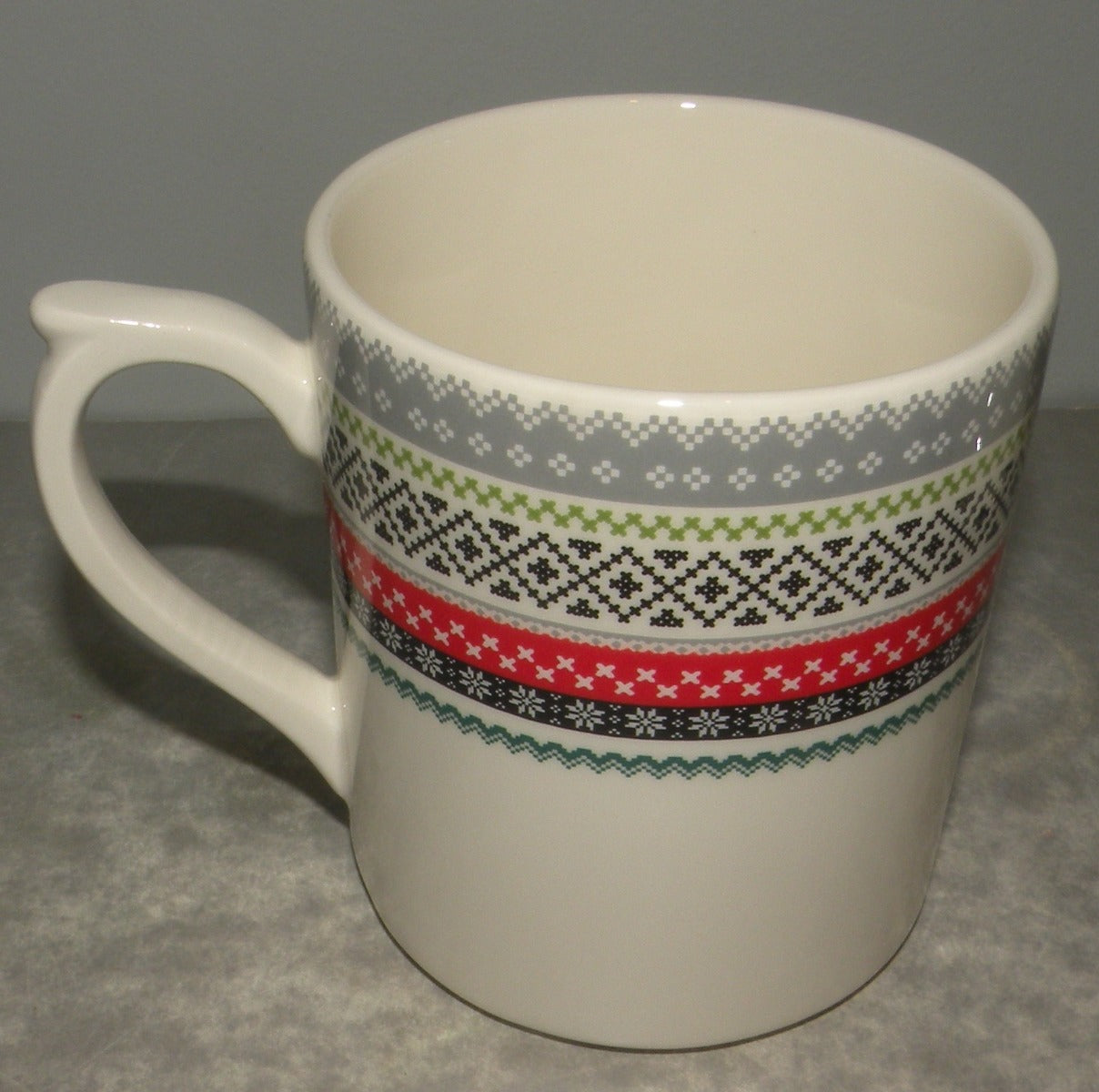 Large Coffee Mug , Hiver Scandinave