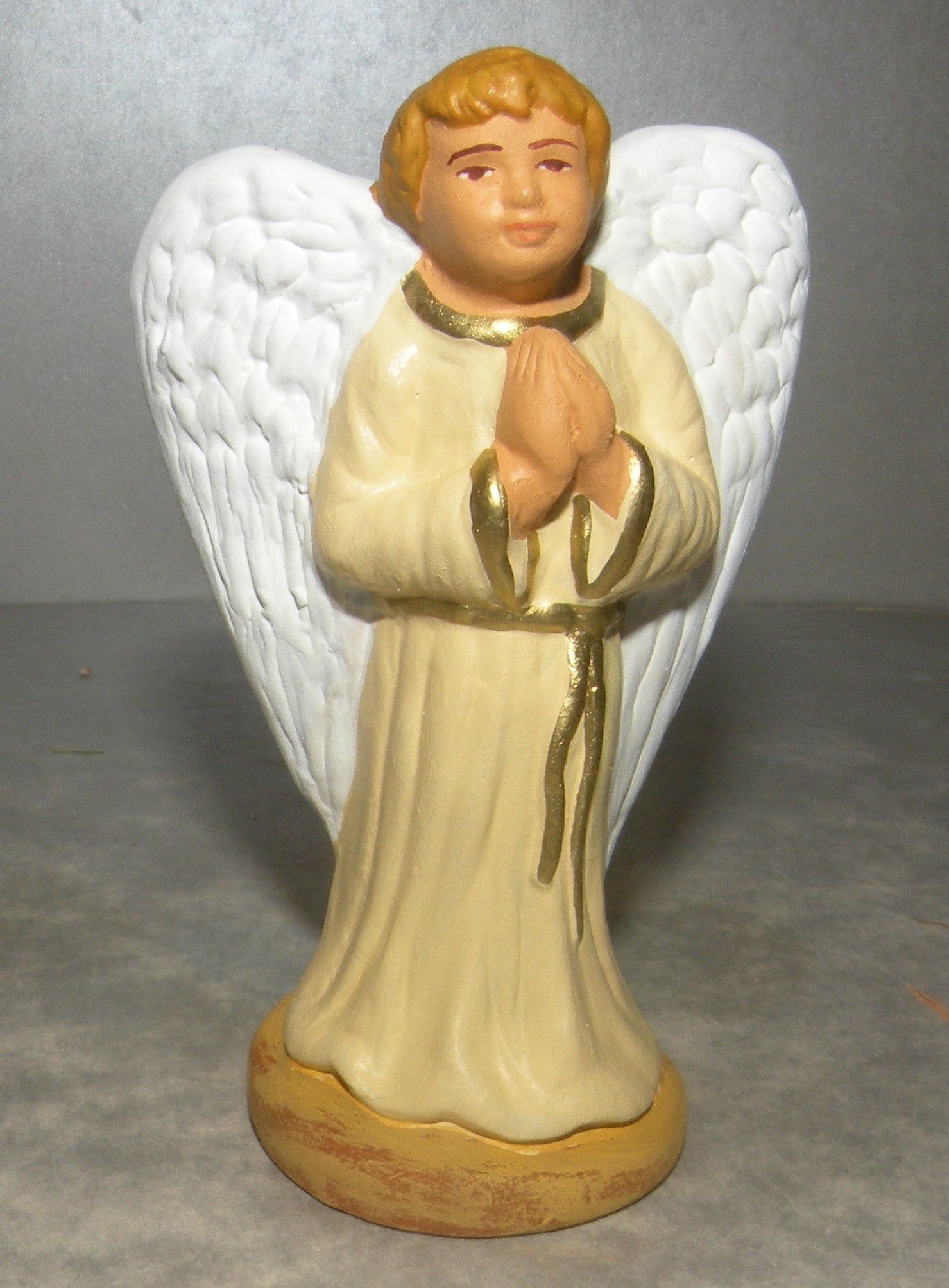 Guardian angel standing ( White ) , Fouque, 9 cm