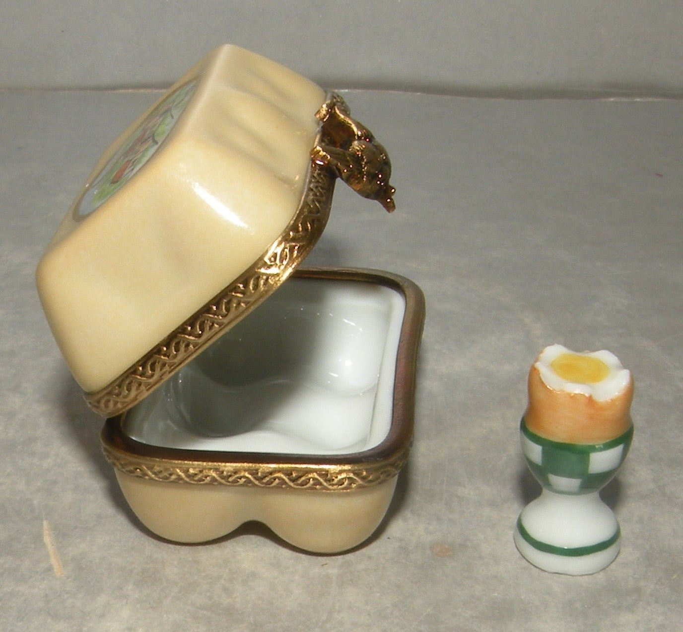 Box of Eggs and Egg Cup , Limoges Box Number 30