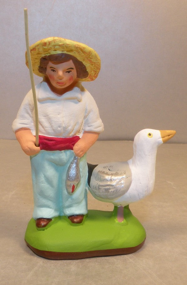 Fisherman and the Gull , Didier, 7 Cm