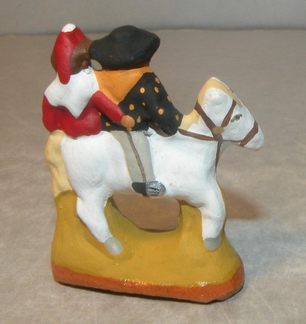 Herdsman and arlésienne riding,  Fouque 2cm