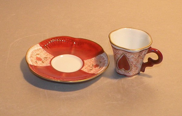 Orange tea cup, Limoges Box number 127