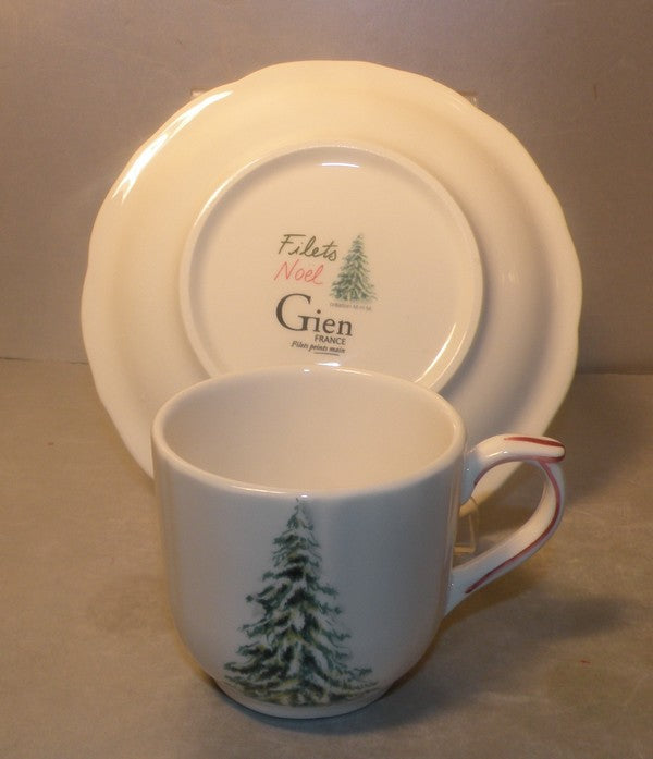 After Dinner  Cup & Saucer, Filets Noel