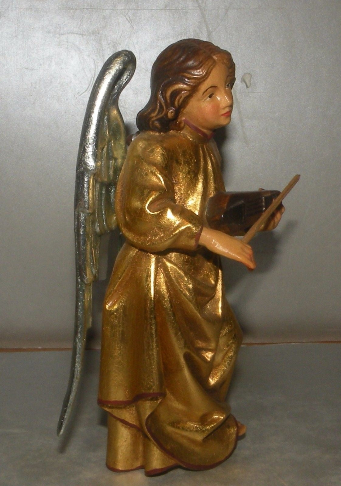 Angel with Violon  wood Deur O. Demetz