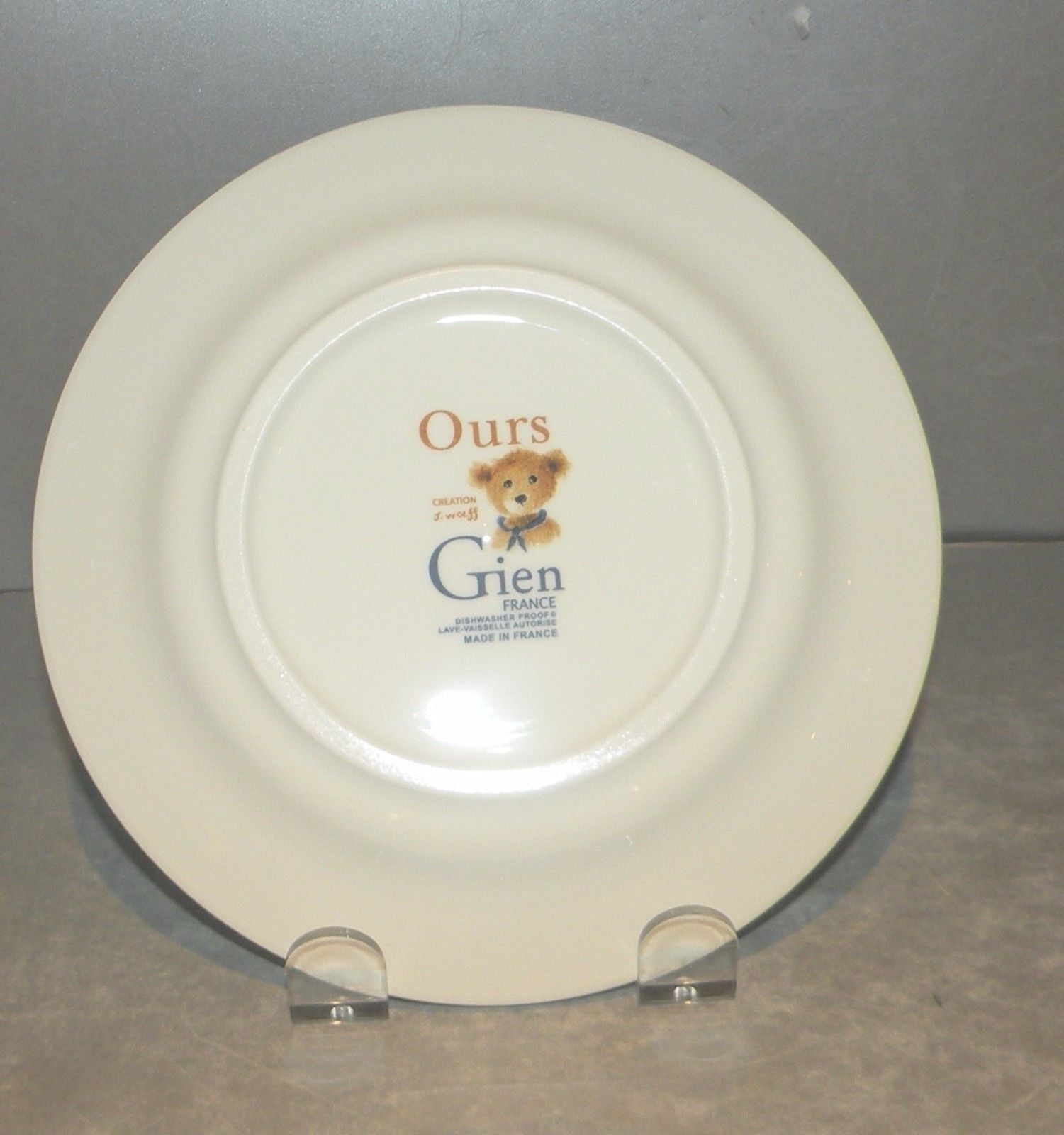 Bread & Butter Plate 1937 Ours