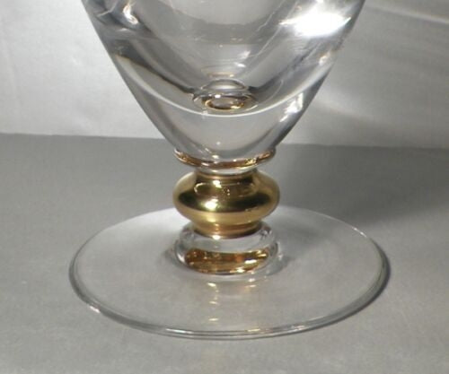 Amphora Pitcher Golden Ring Cristallerie France