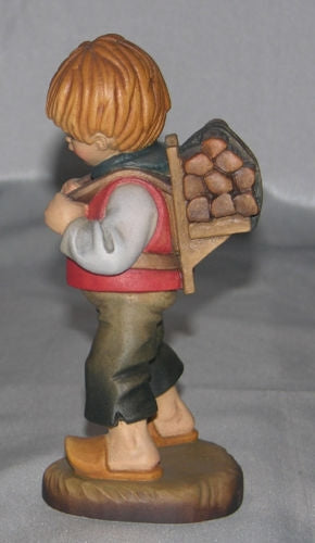 Ferrandiz Little boy carrying wood woodcarving Anri