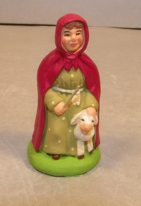 Shepherdess with Sheep, Didier, 4 Cm