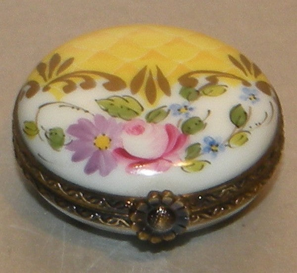 Yellow Round,  Limoges Box number 55